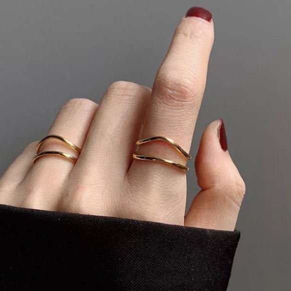 💫Insta double lines ring - Picture 2 of 5
